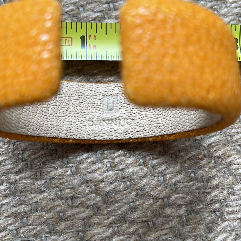 dannijo small stingray yellow orange cuff - Picture 5 of 5